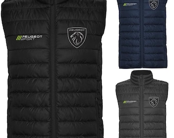 Blouson sans manches Peugeot Sport / Gilet Motorsport Logos brodés / Tuning Racing Streetwear