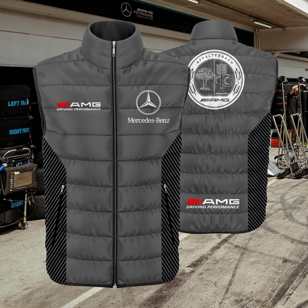 Motorsport Jacket Sleeveless / Gift Ideas For Mercedes Benz AMG