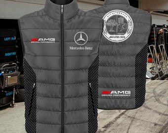 Motorsport Jacket Sleeveless / Gift Ideas For Mercedes Benz AMG fans / Streetwear Vest VXR22