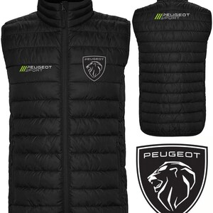 Peugeot Sport Kurtka bez rękawów Kamizelka Kamizelka Pomysł na prezent Sweat Cadeau Haftowane loga / Motorsport Rajd Przygoda Tuning Wyścigi