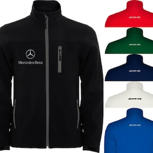 Motorsport Softshell Jacket Vest / Christmas Birthday Gift Ideas For Mercedes Benz AMG Race Cars fans / Sport Auto Tuning / C63 E63 SLS GL