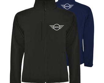 Mini Cooper softshelljack / Tuning Motorsport Streetwear - Geborduurde logo's RT2