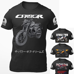 Motorbike Motorcycle T-shirt  / For CRF 300L CB190R Rebel Africa Twin Biker Gift ideas / Motorbiker Adventure Tuning Racing Motorsport