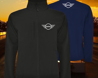 Mini Cooper softshelljack / Tuning Motorsport Streetwear - Geborduurde logo's RT4