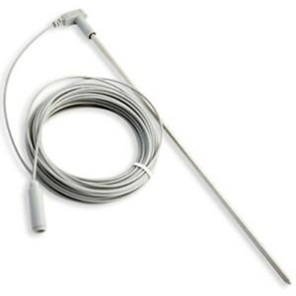 3 Piece Grounding Rod 40ft White Cord attaches to 15ft Grounding Cord, Comes with Black Patch Snap to apply to Conductive Material