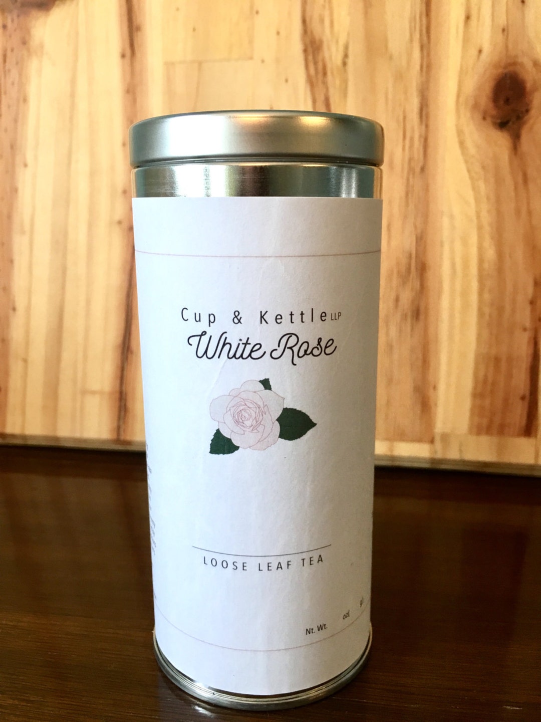White Rose Tea / Light Tea / Loose Leaf Tea / Tea Tin / Tea / Beverage