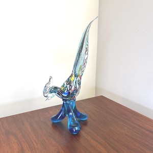 Vintage AVeM Murano Hand Blown Pheasant
