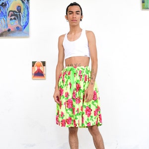 Pleated Cotton Skirt. Les Jesus Skirt image 1