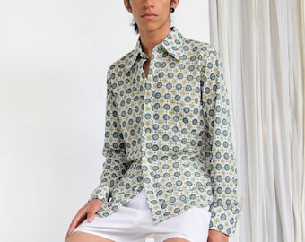 Vintage Shirt. Mexican Shirt. Men's Shirt