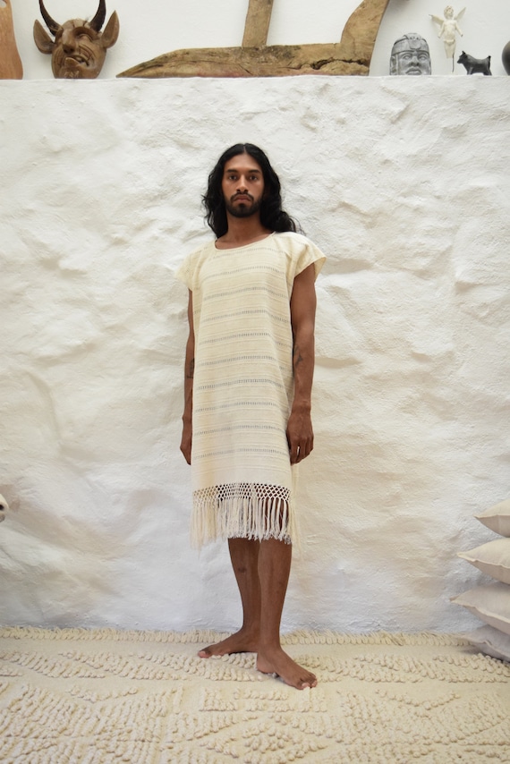 Mexican Woven Huipil Dress