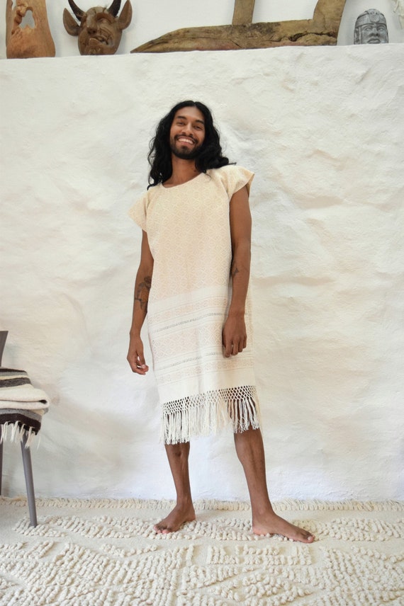 Mexican Woven Huipil Dress