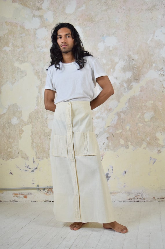Vintage Mexican Skirt. Cotton Skirt