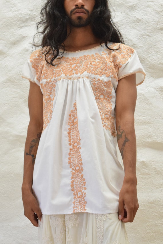 Vintage Mexican Blouse. Embroidered Blouse