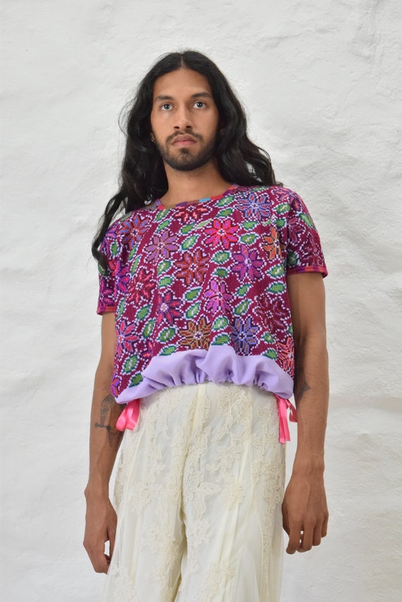 Vintage Mexican Blouse. Embroidered Blouse