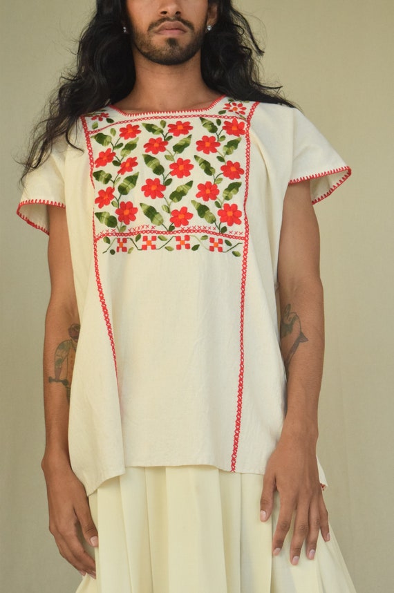 Mexican Blouse. Embroidered Blouse.