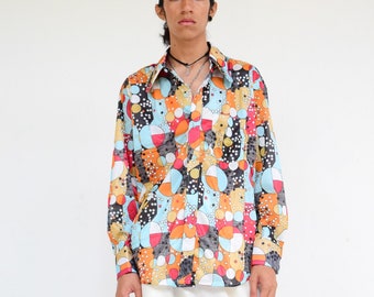 Camisa vintage. Camisa Mexicana. camisa de los 70