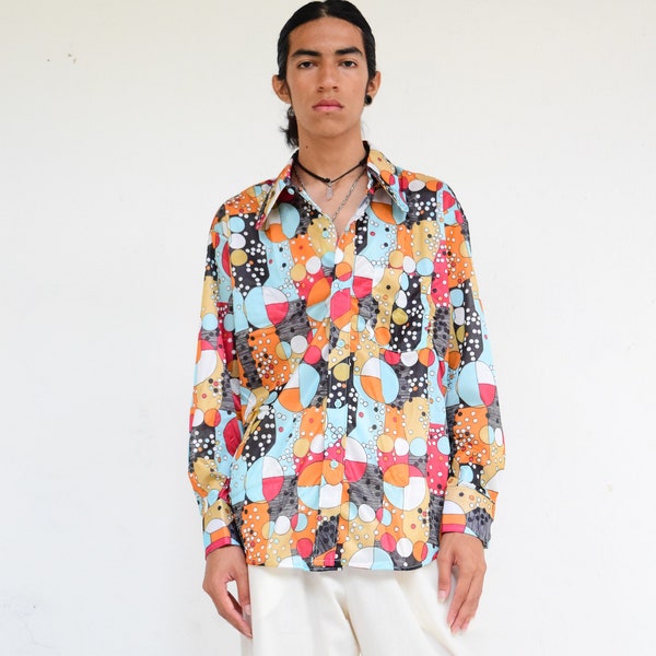 Vintage Shirt. Mexican Shirt. 70s shirt