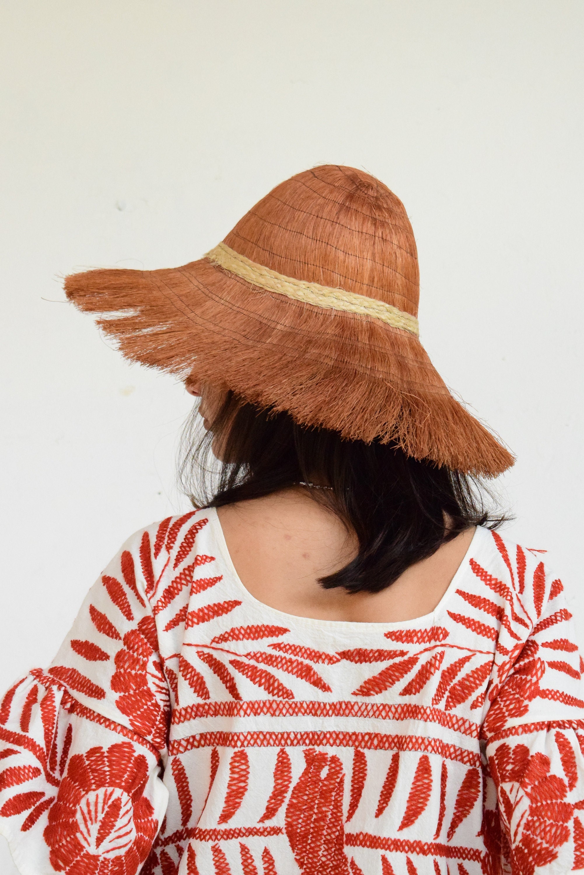 Handwoven Coconut Fiber Hat 