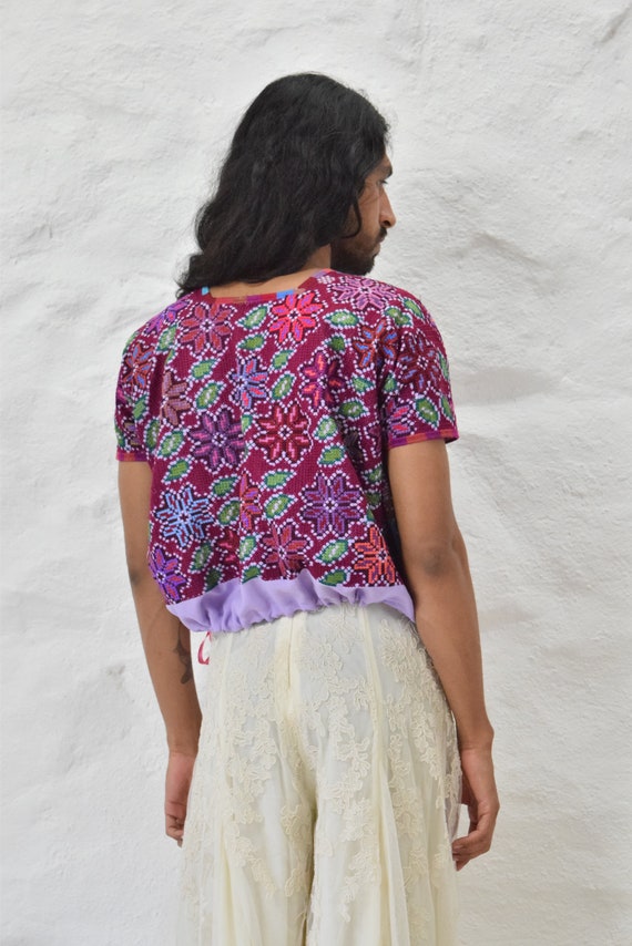 Vintage Mexican Blouse. Embroidered Blouse