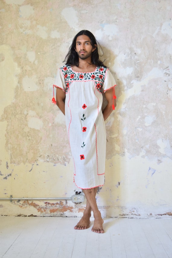 Mexican Dress. Embroidered Dress