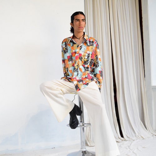 Vintage shops Shirt. Mexican Shirt