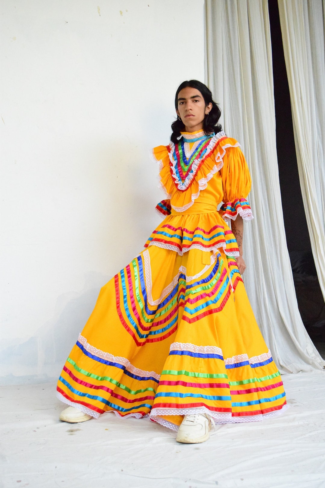Vintage Dress. Mexican Set. Jalisco Dance Set - Etsy