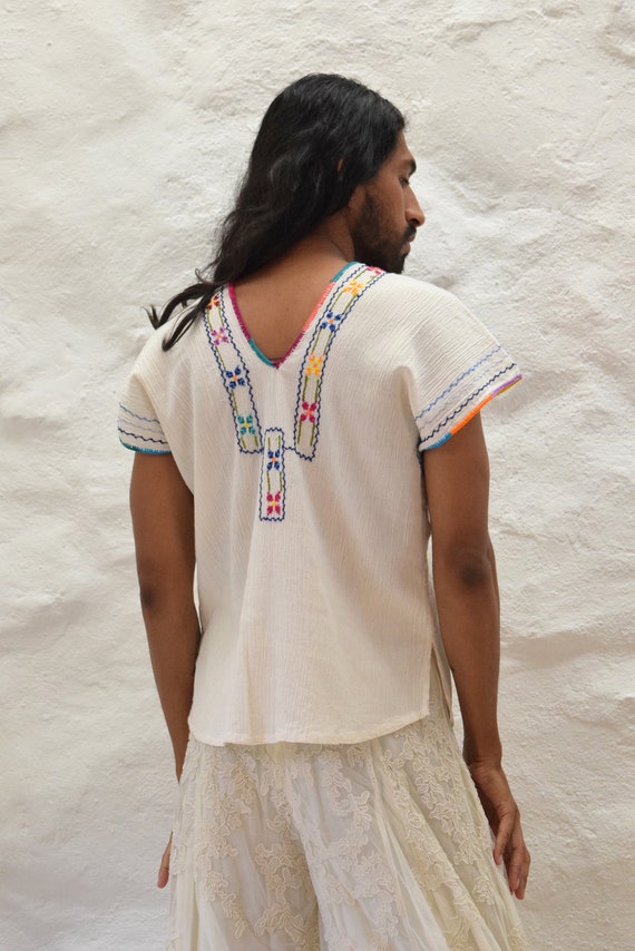 Vintage Hand Embroidered Blouse.