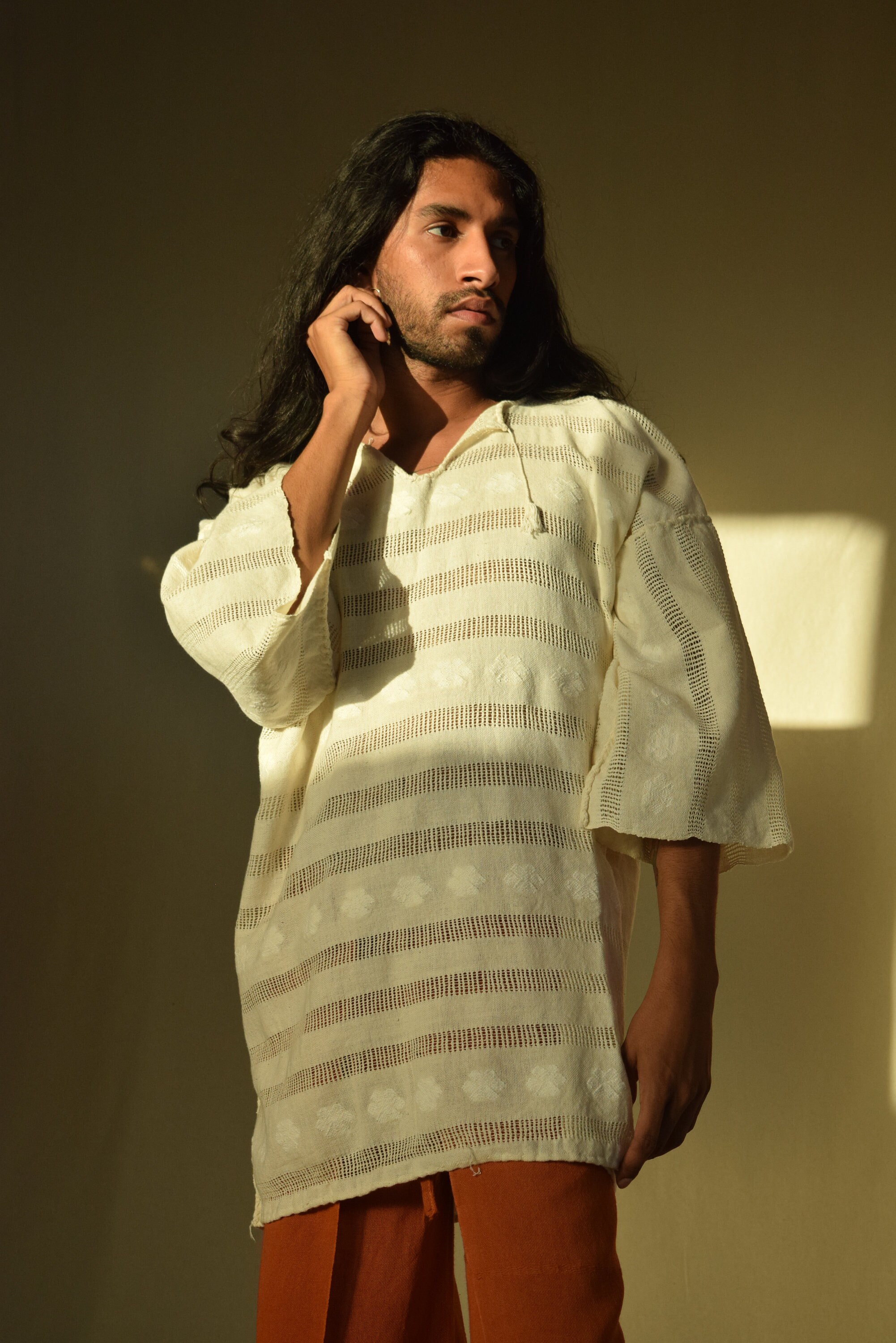 mexican woven shirt