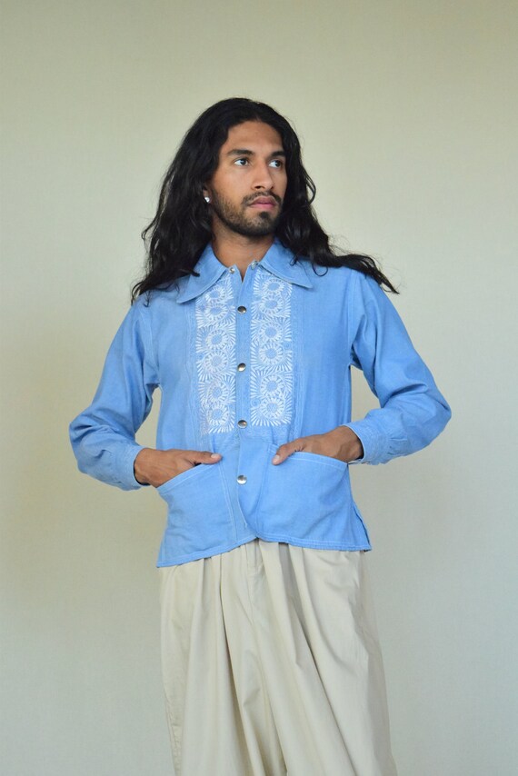 Embroidered Denim Jacket.