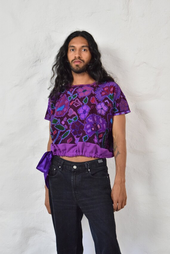 Vintage Mexican Blouse. Embroidered Blouse
