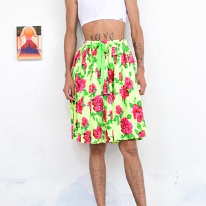 Pleated Cotton Skirt. Les Jesus Skirt image 6