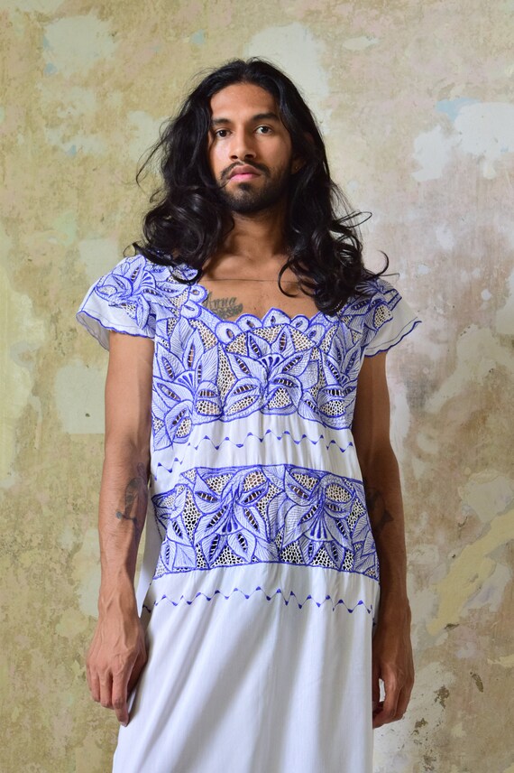 Mexican Huipil. Vintage Mexican Dress. Mexican Emb