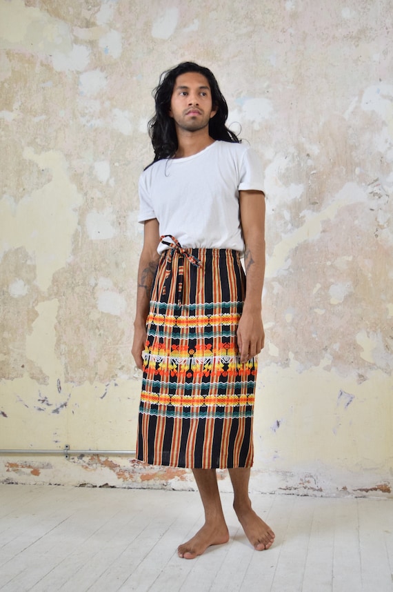 Vintage Mexican Skirt. Woven Skirt