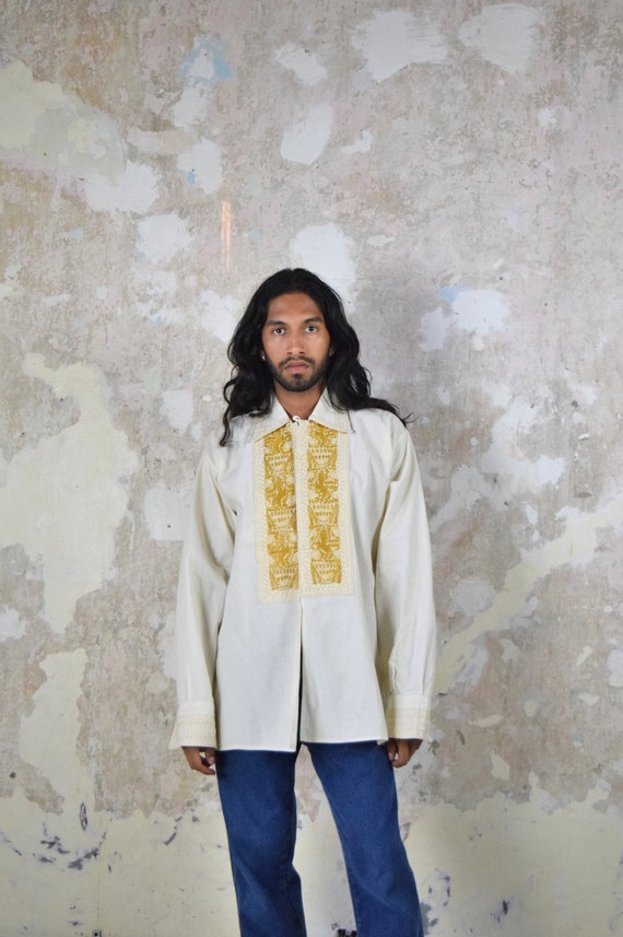 Vintage Shirt. Mexican Shirt