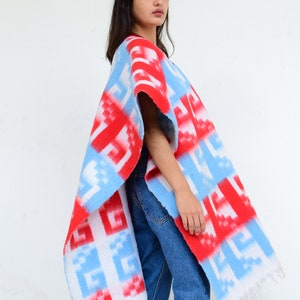 Vintage Mexican Poncho image 5