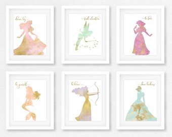  Princess  wall art  Etsy