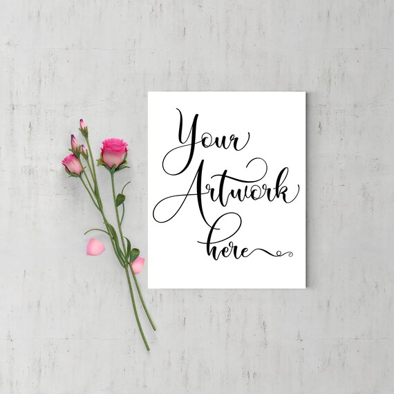 Canvas Mockup Photo Mockup Branding Etsy Shop Display Stock