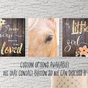 Horse Wall Art, Horse Nursery Theme, Farmhouse Decor, Nursery Decor ...