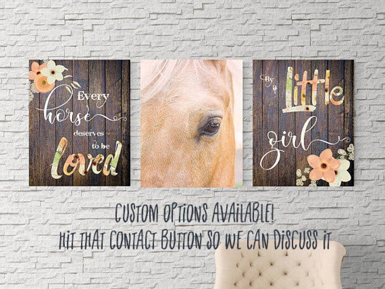 Horse Wall Art Horse Nursery Theme Farmhouse Decor Nursery Etsy Canada
