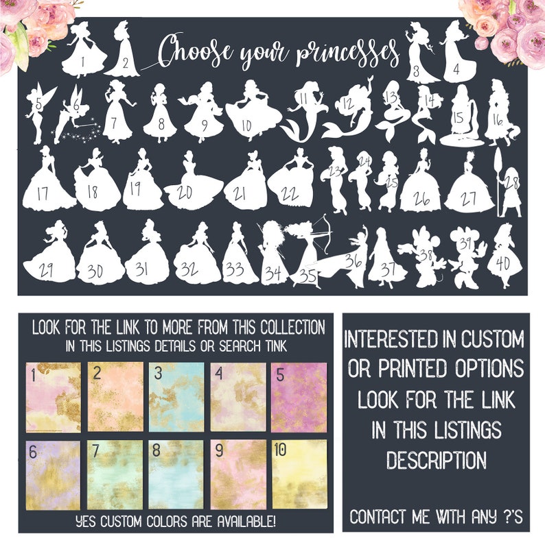 Instant Download Disney Nursery Wall Art Baby shower gift Etsy