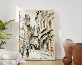 French Vintage Art | Vintage Print Designs | Digital Prints | Wall Art | Printable Wall Art | Wall Decor | Vintage Posters | Cityscape