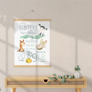 Cowboy Nursery | Birth announcement | Baby gift | Printable wall art | New baby gift | Nursery Art | Nursery decor | printable wall art |