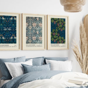 William Morris Prints | Gallery Wall set | Vintage Print Designs | Digital Prints | Botanical Wall Art | Printable Wall Art | Vintage Poster