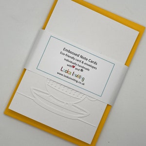 Cartes de correspondance pour tasses et soucoupes. 6 cartes de correspondance et enveloppes vierges gaufrées. Thé de l'après-midi. Coffret cadeau papeterie. Cartes de correspondance vierges. Pack de petits papiers