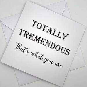 Carte de voeux totalement incroyable - message inspirant « C'est ce que vous êtes » - Design minimaliste, carte juste parce que, pour lui pour elle