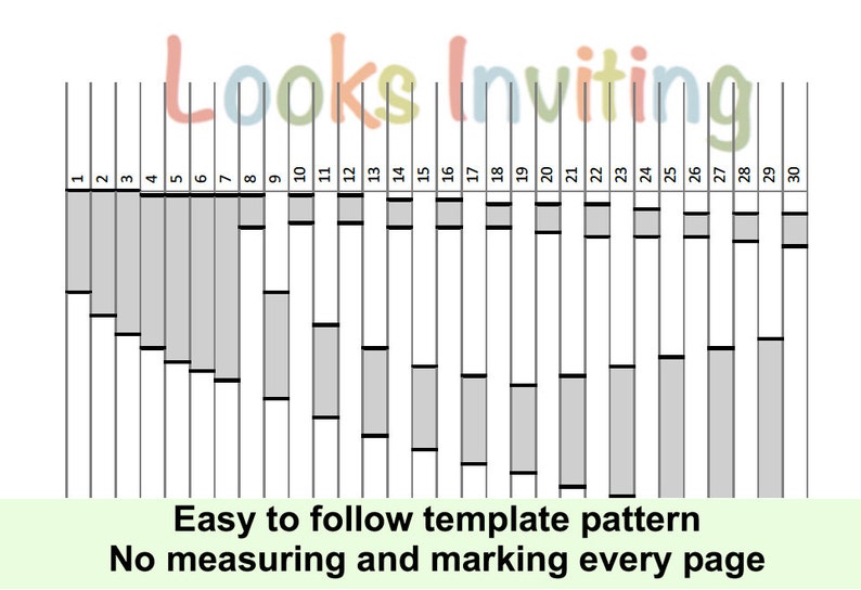 PAW PRINTS Book Folding Pattern. DIY gift for book art. Template with step by step instructions. Very easy, no measuring required image 3