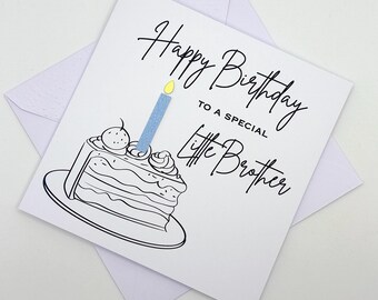 Little Brother Birthday Card