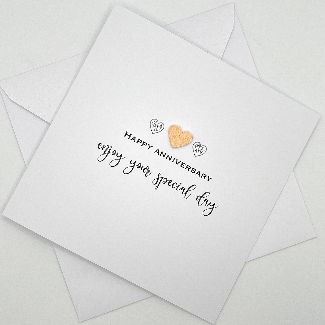Personalised 10th Wedding Anniversary Card / Tenth Tin Wedding Anniversary Card | UK - View #6