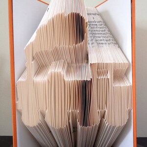 TOY TRAIN Engine With Smoke Book Folding Pattern. DIY gift for book art. Template with clear instructions. Very easy no measuring required