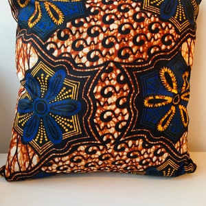 Ankara cushion covers|African wax print|Square cushion cover